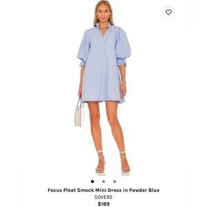Revolve Mini Dress Blue